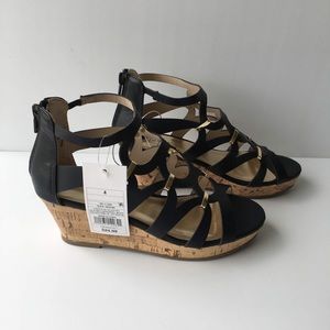 Girls Black Sandals NWT